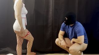 online porn clip 37 Juicyfootbabe – Hot Ballbusting Nurse - cbt - fetish porn butt crush fetish-2