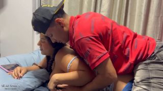 7144 I Enter my Stepsister's Room to Provoke her and Fuck her...-2