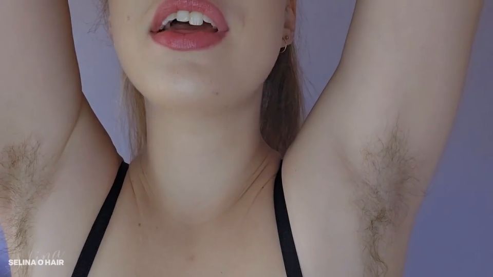 Worship My Hairy Sweaty Armpits Selina O Hair (Femdom porn)