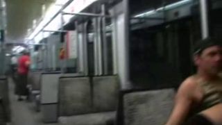 Sexy Maja Gold - Strassenbahn - 720P - Amateur-1