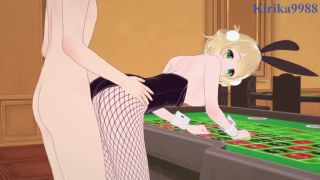 しぐれうい Shigure Ui Bunny Girl and I have intense sex in the casino. - VTuber Hentai-3