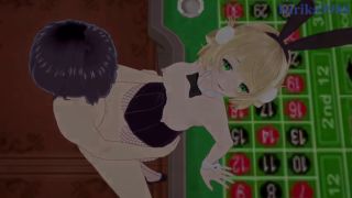 しぐれうい Shigure Ui Bunny Girl and I have intense sex in the casino. - VTuber Hentai-6