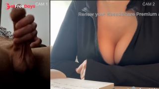 Joi - Sexy classmate made me masturbate under the desk.-1
