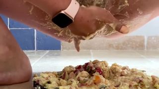 Messy cake fist - Solo, Food, Messy Sex Clip Video Porn D...-5