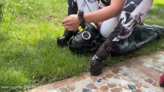 LoyalFans Mistress Tirza Outdoors FemDom Mummify Humiliation-0