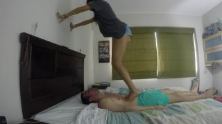 video 10 Stomach trampling , jumping, stomping ( One Hundred high jumps bf) femdom | verified amateurs | fetish porn underwater fetish-5
