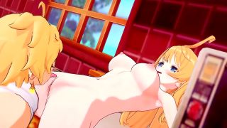 Wet Waifus - Escoffier Cooks an all-you-can-Cum Buffet - Genshin Impact-1