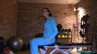 Public - Fitness Babe Gets Her Tits Out And Fucks Fake Instructor-1