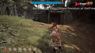 The dirty wolf caught up with Little Red Riding Hood and put her on his huge cock-8