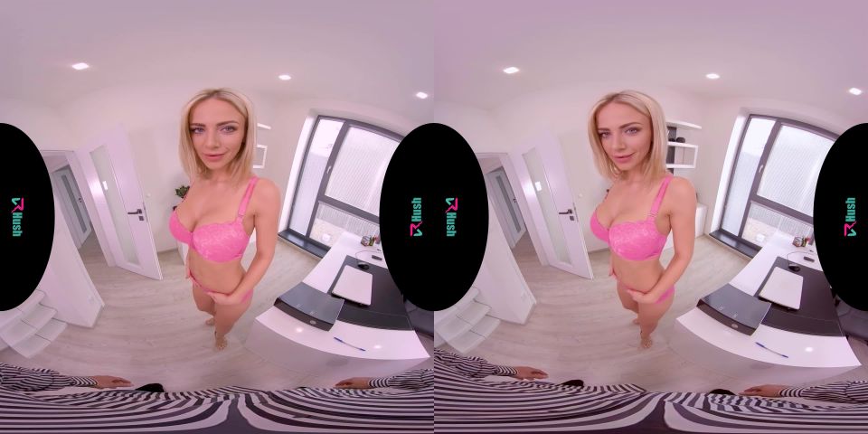  VRhush presents Put Down Your Work For A Second! – Natalie Cherie (MP4, UltraHD/2K, 3840×1920) | virtual reality | reality  on virtual reality 