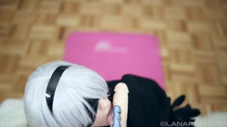 Lana Rain as 2B POV Face-Fucking Action in Nier Automata-5