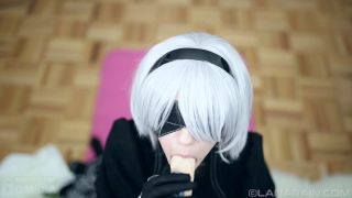 Lana Rain as 2B POV Face-Fucking Action in Nier Automata-7