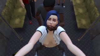 Slut Used In Public While Boyfriend Watches  DDSims-7