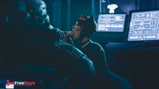 [GetFreeDays.com] Catwoman Blows Batman in Batcave Porn Video March 2023-0