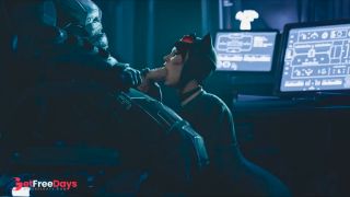 [GetFreeDays.com] Catwoman Blows Batman in Batcave Porn Video March 2023-5