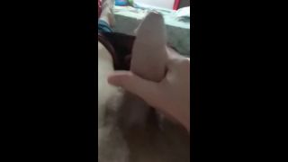 Ariel19969 - 19 year old guy jerks his cock and jerks big balls close up and cums with thick cum-3