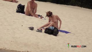 Caught cumming on nude  plage!-8