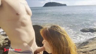 [GetFreeDays.com] Hot Couple Beach Fun - Passionate Outdoor Action Porn Clip July 2023-0