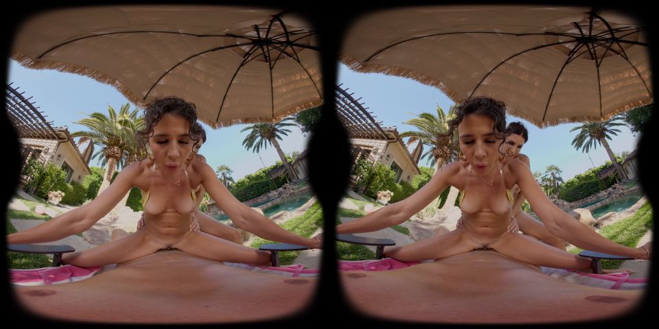 Hot VR VRBangers! Kylie & Shay in 1920p Outdoors Threesome!