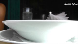 Handjob in a public cafe – KatiesClub foot -0