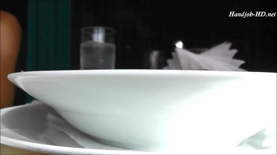 Handjob in a public cafe – KatiesClub foot 