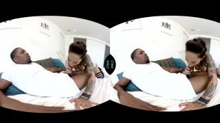 VRHush: Tattooed Ebony Honey Gold - Parents Away, Kids Will Play [Oculus Rift, Vive | SideBySide] - hd porn - 3d chinese hardcore porn-5