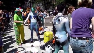 Body Painting, Columbus Circle 2014-0