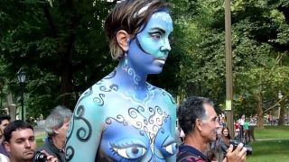 Body Painting, Columbus Circle 2014-1