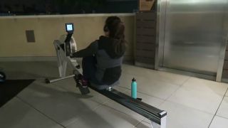 Brunette Late Night Workout-5
