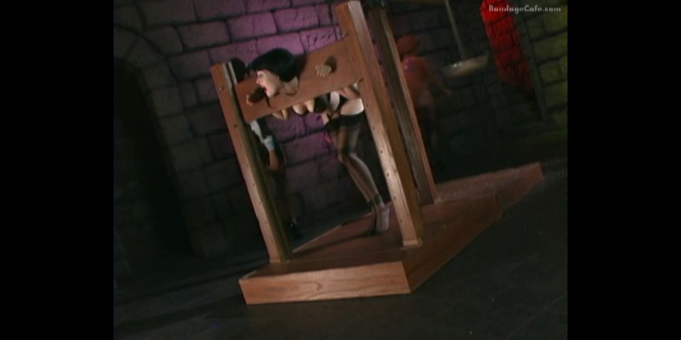 Bondagecafe H265Dr Rush in the stocks