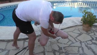 Little Red Girl Chair Tied Outdoor Sex Clip Video Porn D...-5