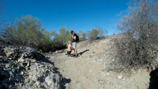 Mya Ryker Sucking Cock on Desert Hike - ManyVids-2