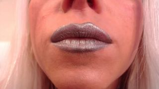 Silver Metallic Lip Gloss Petite Mercy (Femdom porn)-7