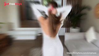 Transparent Dress See Through Try On Haul by Cute Brunette Amy Haze-0