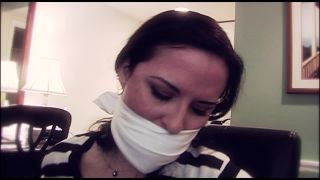 Caroline Pierce Chairbound and Detective Gagged-5