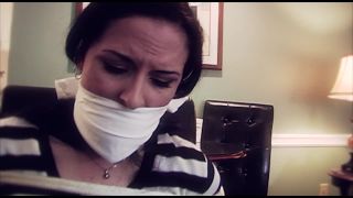 Caroline Pierce Chairbound and Detective Gagged-8