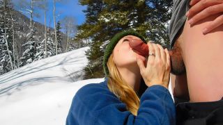 free adult video 44 Aspen Eden in Snow Day BJ on cumshot nylon feet fetish-6