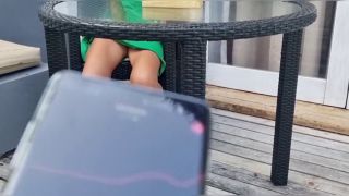 DreamLeen,YummyTwice - Public lovense control Teen get squirting orgasm outdoors-5