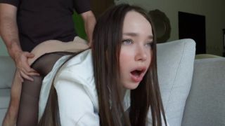 Bonnie Blaze - Fucked my stepsister in black tights and cum on her face.-7