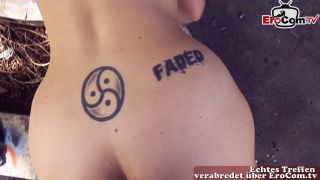 Red Haired German Teen With Small Tits Doing A Pov Sexdate Outdoor.-5