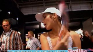 Two young Seventeen girls on a sex exhibition Public!-0