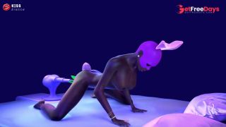 Zuri, the Sexy Bunny Girl, Squirts Hard in a Fantasy Carrot Machine Play-0