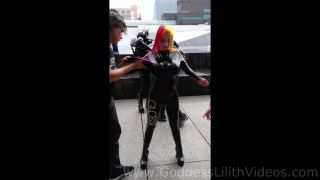 Pt 1Goddess Lilith - Goddess Lilith Models Hot Latex Catsuit-5