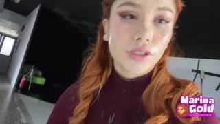  OnlyFans   OnlyFans  Marina Gold – Cum Drenched Teen Eats A Burger Bukkake-2