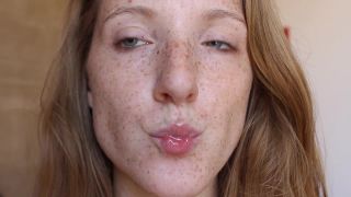 online xxx video 49 femdom bukkake LittleRedheadLisa – Shhh Square lips 720p, lip fetish on femdom porn-5