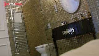Hot super sexy Belgian girl in my bathroom prepares for sexy shooting-4