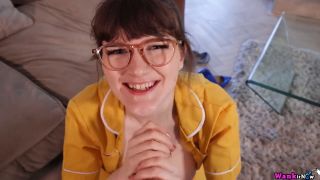 Solo Female Busty Babe Demi Suck And Teases Big Cock Until It Explodes-7