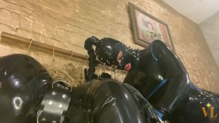 Rubber bitch v2 - banged from behind -  ball busting-7