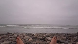 Hercolezz - RELAXING ON THE BEACH FEETS FETISH BIG COCK BULGE-8