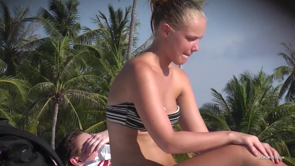 Two black bikini  bums